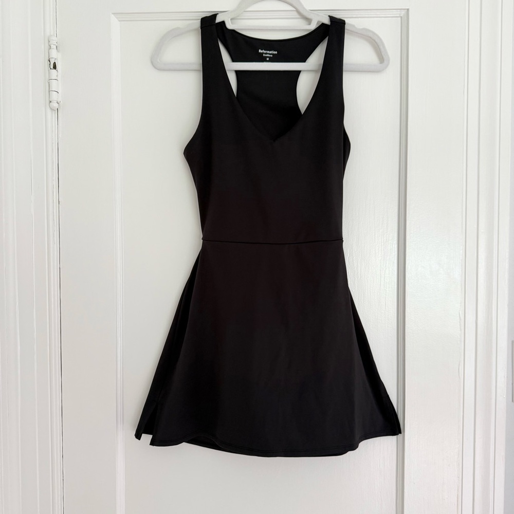 Reformation EcoMove Black Cutout Dress